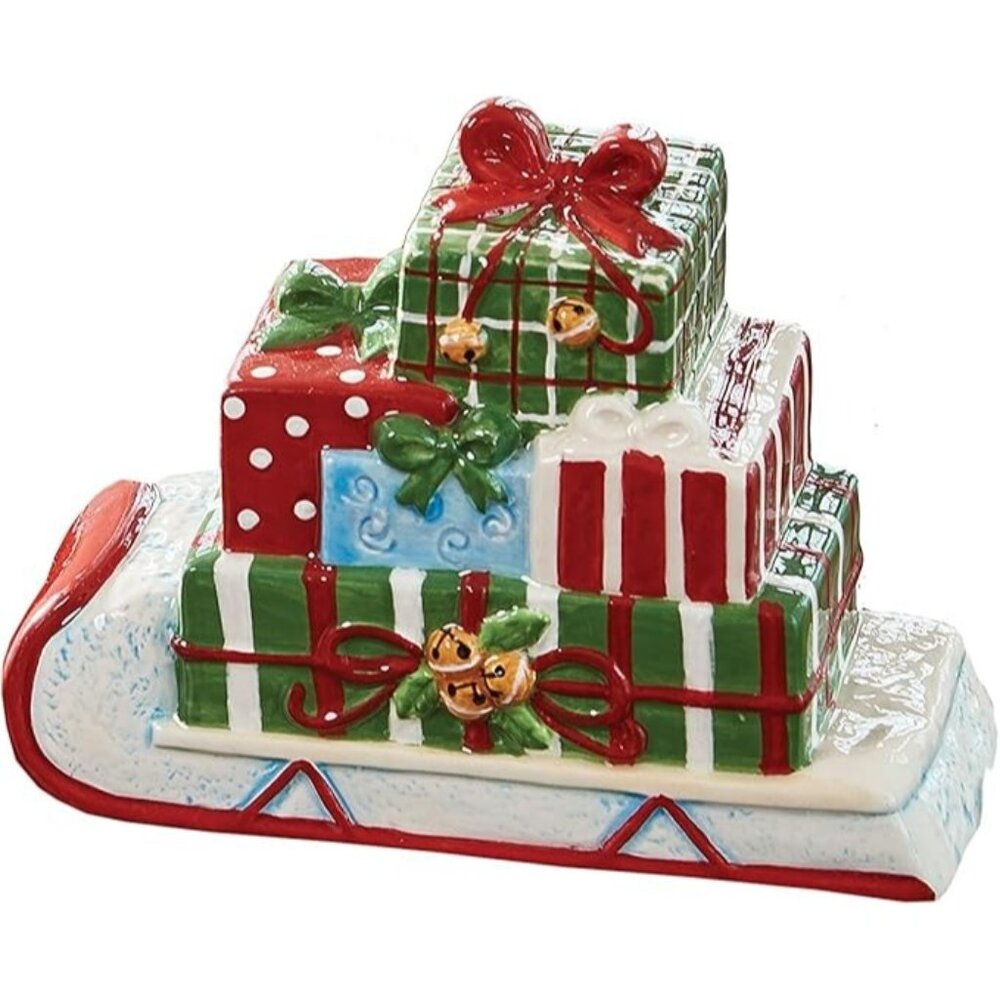 Park Designs Sleigh Bells Salt & Pepper Set, Multicolored